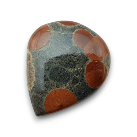 Obsidian walnut cabochon 26x22 mm no 17 Obsidian walnut cabochon 26x22 mm no 17