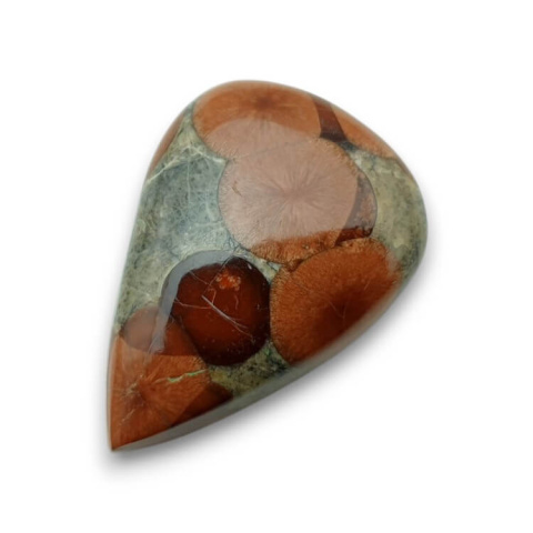 Obsidian walnut cabochon 29x20 mm no 24 Obsidian walnut cabochon 29x20 mm no 24