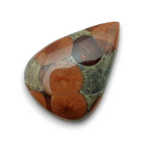 Obsidian walnut cabochon 29x20 mm no 24 Obsidian walnut cabochon 29x20 mm no 24