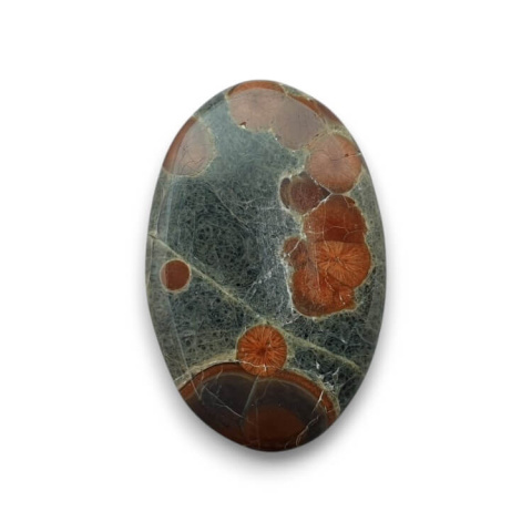 Obsidian walnut cabochon 30x19 mm no. 2