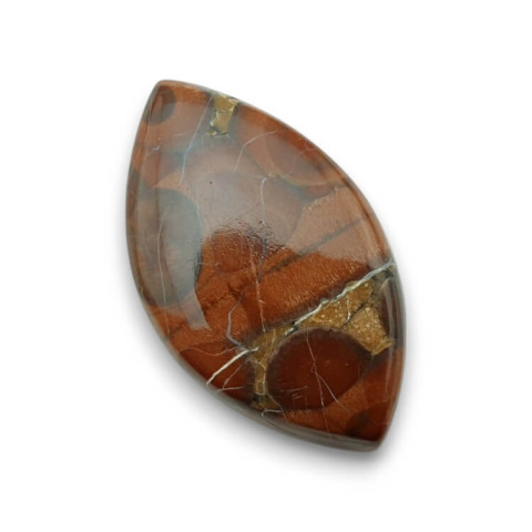 Obsidian walnut cabochon 32x18 mm no 22 Obsidian walnut cabochon 32x18 mm no 22