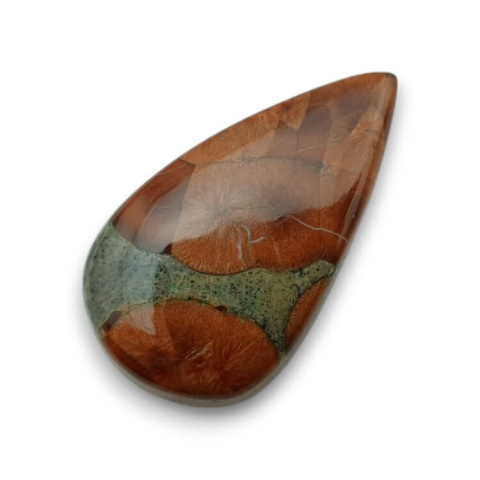 Obsidian walnut cabochon 32x18 mm no. 26 Obsidian walnut cabochon 32x18 mm no. 26