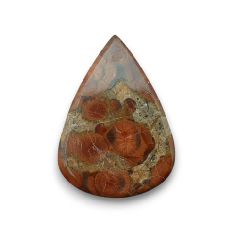 Obsidian walnut cabochon 32x23 mm no 1 Obsidian walnut cabochon 32x23 mm no 1