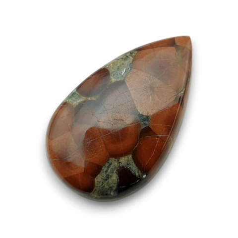 Obsidian walnut cabochon 33x20 mm no 15 Obsidian walnut cabochon 33x20 mm no 15