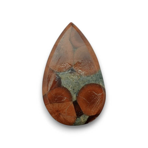 Obsidian walnut cabochon 33x20 mm no 15 Obsidian walnut cabochon 33x20 mm no 15