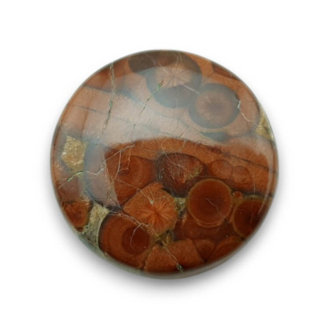Obsidian walnut cabochon fi 28 mm no. 4 Obsidian walnut cabochon fi 28 mm no. 4