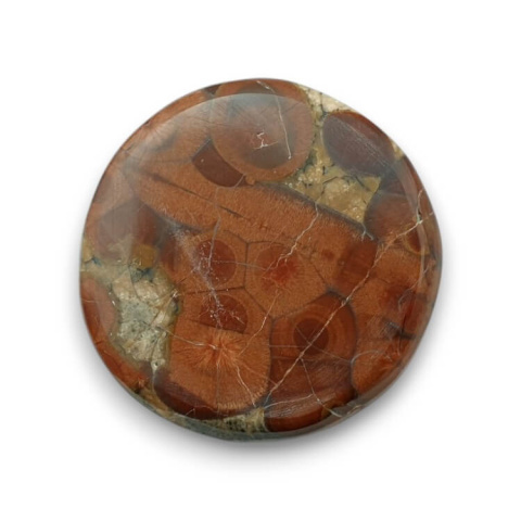 Obsidian walnut cabochon fi 28 mm no. 4 Obsidian walnut cabochon fi 28 mm no. 4