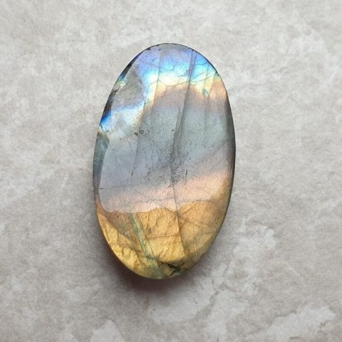 Labradorite cabochon carved 32x19 mm no 21 Labradorite cabochon carved 32x19 mm no 21