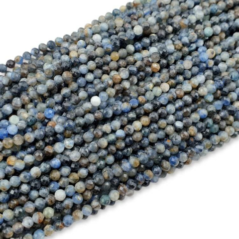 Kyanite faceted ball 4 mm strand Kyanite faceted ball 4 mm strand