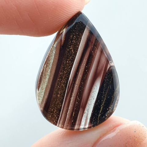 Glass cabochon 27x19 mm no 44 Glass cabochon 27x19 mm no 44