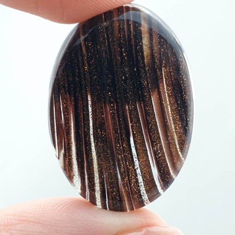Glass cabochon 31x22 mm no 3