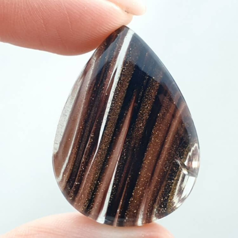 Glass cabochon 33x24 mm no 25 Glass cabochon 33x24 mm no 25