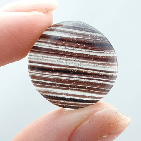 Glass cabochon fi 21 mm no 49 Glass cabochon fi 21 mm no 49