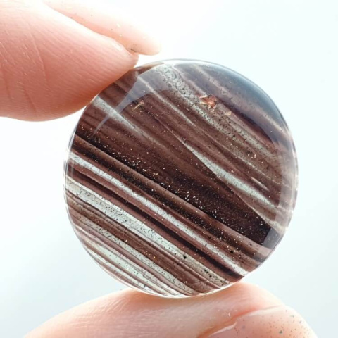 Glass cabochon fi 24 mm no 35 Glass cabochon fi 24 mm no 35
