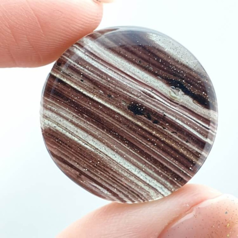 Glass cabochon fi 25 mm no 37 Glass cabochon fi 25 mm no 37