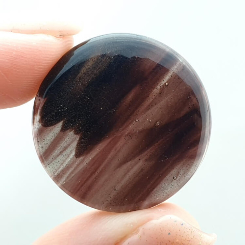 Glass cabochon dia. 26 mm no 28 Glass cabochon dia. 26 mm no 28