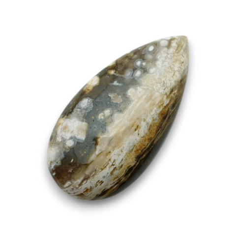 Jaspis oceaniczny kaboszon 33x17 mm nr 65 Jaspis oceaniczny kaboszon 33x17 mm nr 65