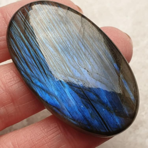 Labradorite cabochon 48x28 mm no. A938 Labradorite cabochon 48x28 mm no. A938
