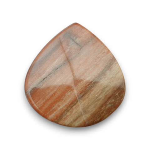 Petrified wood cabochon 32x30 mm no. 51 Petrified wood cabochon 32x30 mm no. 51