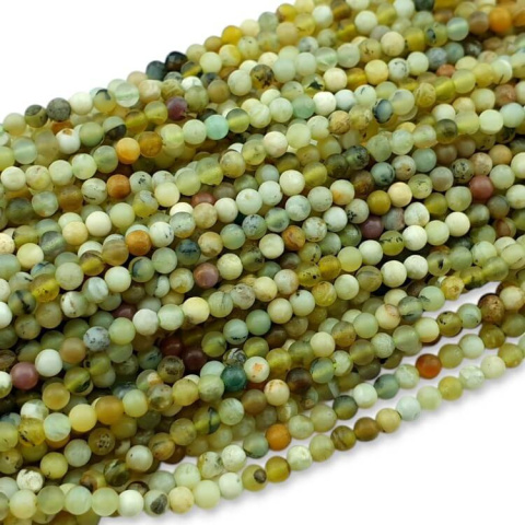 Chrysoprase ball 2.8 mm strand Chrysoprase ball 2.8 mm strand