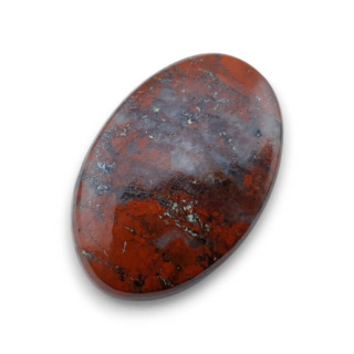 Jasper red cabochon 26x17 mm no. 57