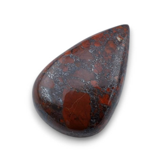 Jasper red cabochon 26x17 mm no 63