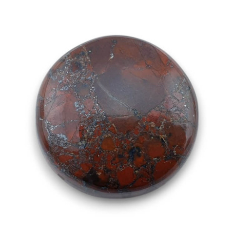 Red jasper cabochon dia. 21 mm no 71 Red jasper cabochon dia. 21 mm no 71
