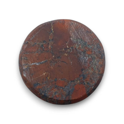 Red jasper cabochon dia. 21 mm no 71 Red jasper cabochon dia. 21 mm no 71