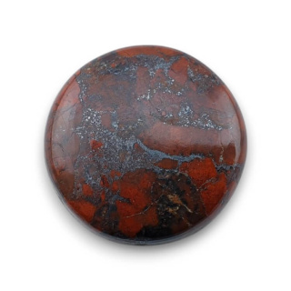 Red jasper cabochon fi 21 mm no 84