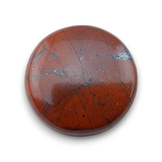 Red jasper cabochon fi 22 mm no 44