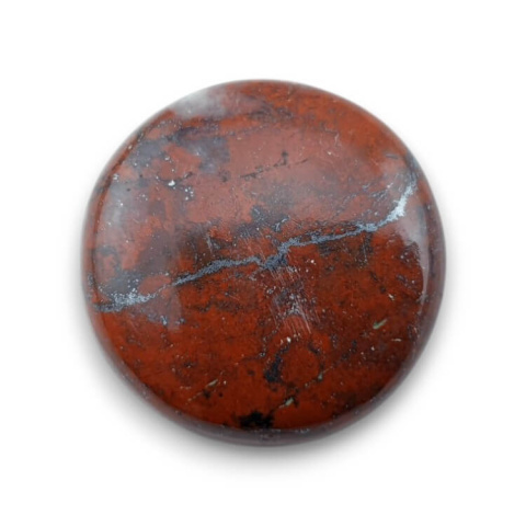 Red jasper cabochon dia. 22 mm no 54 Red jasper cabochon dia. 22 mm no 54
