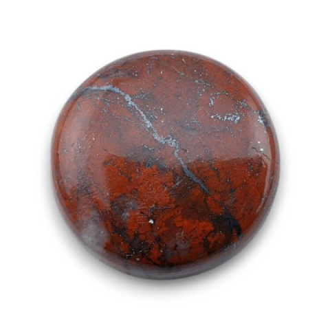 Red jasper cabochon dia. 22 mm no 54 Red jasper cabochon dia. 22 mm no 54