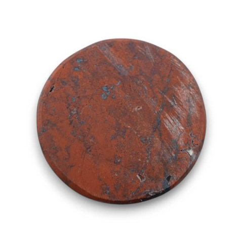 Red jasper cabochon dia. 22 mm no 54 Red jasper cabochon dia. 22 mm no 54