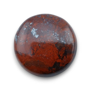 Red jasper cabochon fi 22 mm no 78