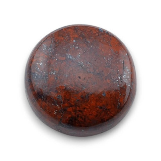 Red jasper cabochon fi 23 mm no 51