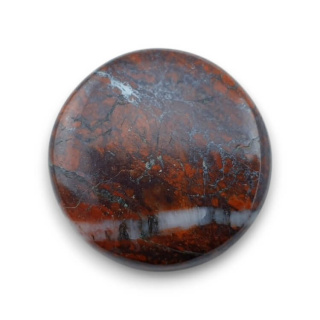 Red jasper cabochon fi 23 mm no 64