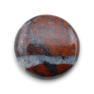 Red jasper cabochon fi 23 mm no 67