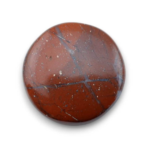 Jaspis czerwony kaboszon fi 24 mm nr 50 Jaspis czerwony kaboszon fi 24 mm nr 50