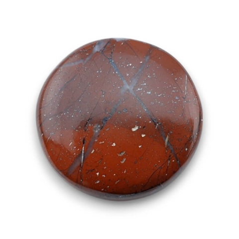 Jaspis czerwony kaboszon fi 24 mm nr 50 Jaspis czerwony kaboszon fi 24 mm nr 50