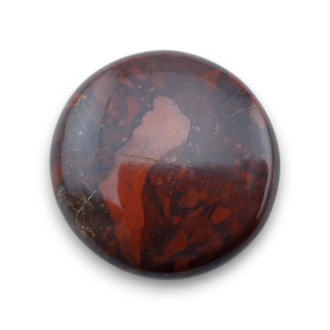 Jaspis czerwony kaboszon fi 27 mm nr 35 Jaspis czerwony kaboszon fi 27 mm nr 35