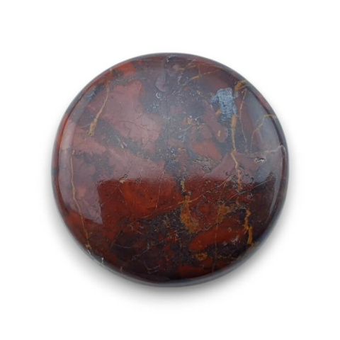 Red jasper cabochon fi 27 mm no 45 Red jasper cabochon fi 27 mm no 45
