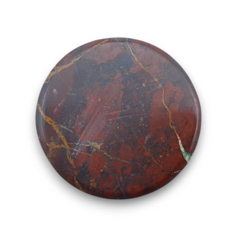 Red jasper cabochon fi 27 mm no 45 Red jasper cabochon fi 27 mm no 45