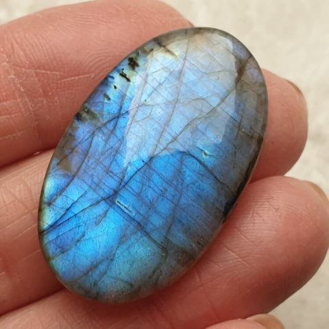 Labradorite cabochon 35x22 mm no. A961 Labradorite cabochon 35x22 mm no. A961