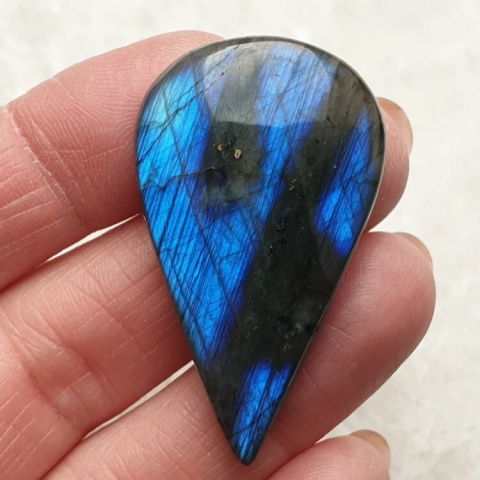 Labradorite cabochon 44x26 mm no. A956 Labradorite cabochon 44x26 mm no. A956