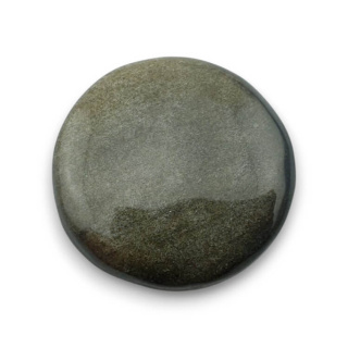 Gold obsidian cabochon fi 24 mm no 26