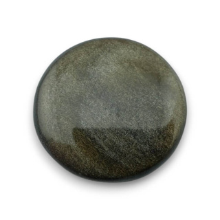 Gold obsidian cabochon fi 24 mm no 65