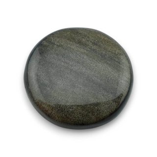 Gold obsidian cabochon fi 25 mm no 32