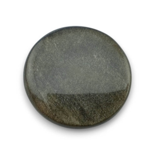 Gold obsidian cabochon fi 25 mm no 39