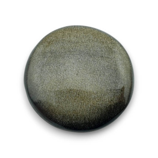 Gold obsidian cabochon fi 26 mm no 31