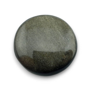 Gold obsidian cabochon fi 26 mm no 51